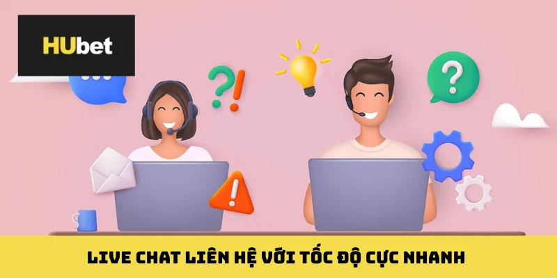Live chat liên hệ với tốc độ cực nhanh